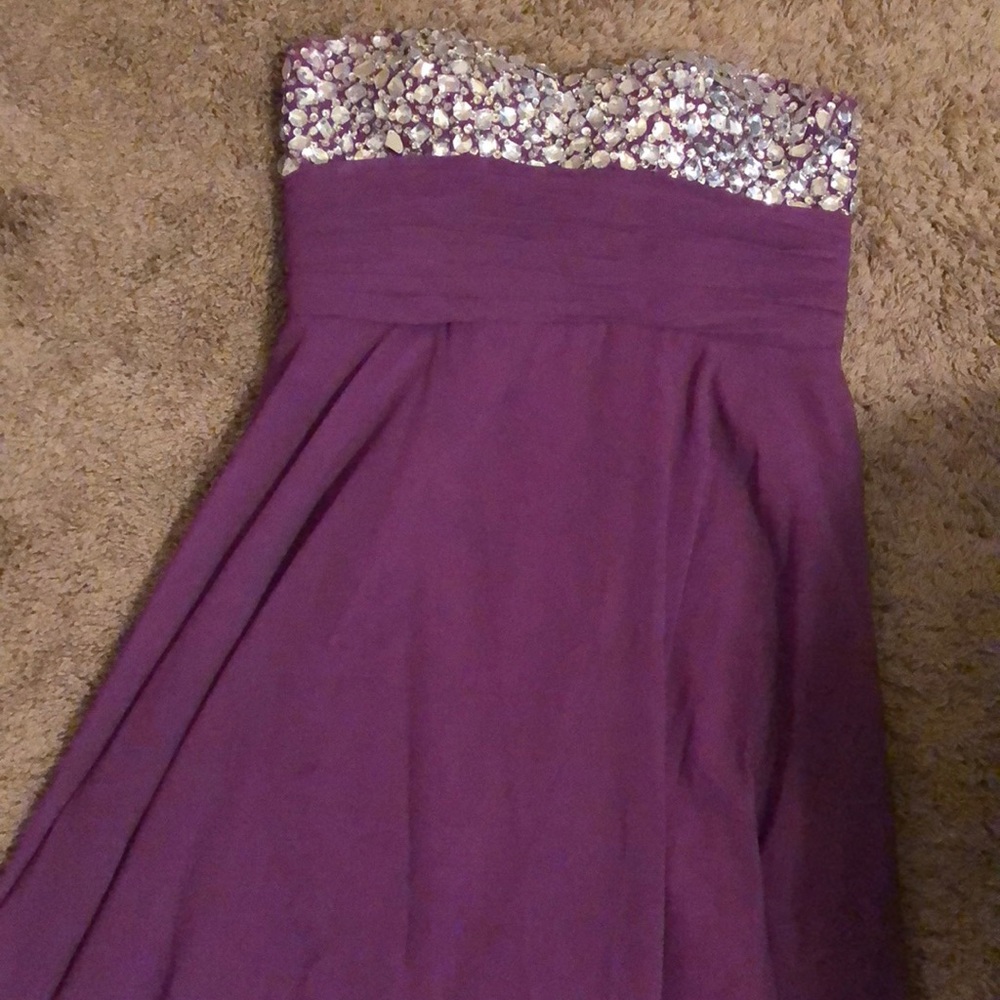Purple prom dress